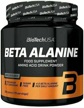 Anabolizantes e estimulantes pré-treino BioTechUSA Beta Alanine Sem sabor 300 g Anabolizantes e estimulantes pré-treino - 1