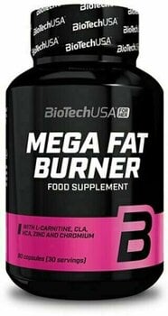 BioTechUSA Mega Fat Burner - 90 caps (Supliment pentru arderea grasimilor) - Preturi