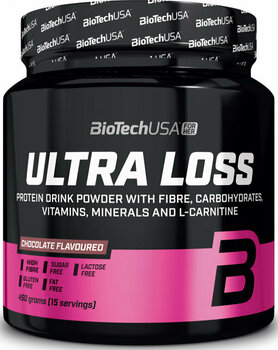 Хранителна добавка за изгаряне на мазнини BioTechUSA Ultra Loss For Her Cherry Yogurt 450 g - 1