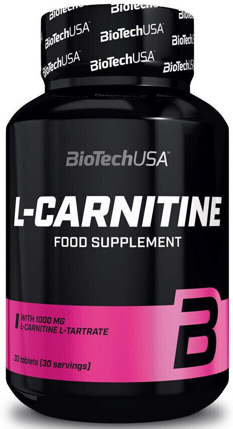 Vetverbrander BioTechUSA L-Carnitine 30 tabs Smaakloos Tablets Vetverbrander