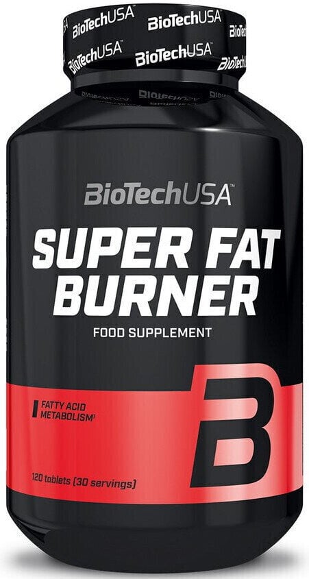 Fat Burner BioTechUSA Super Fat Burner 120 tabs No Flavour Tablets Fat Burner