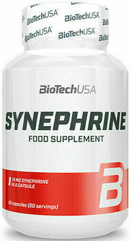 Хранителна добавка за изгаряне на мазнини BioTechUSA Synephrine 60 caps Без вкус Капсули Хранителна добавка за изгаряне на мазнини - 1