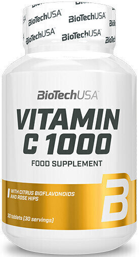 Vitamin C BioTechUSA Vitamin C Brez okusa Tablete Vitamin C