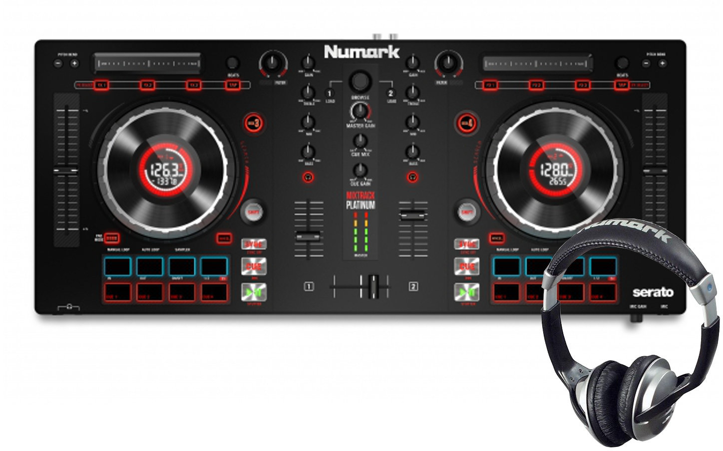 Controlador para DJ Numark Mixtrack Platinum Set Controlador para DJ