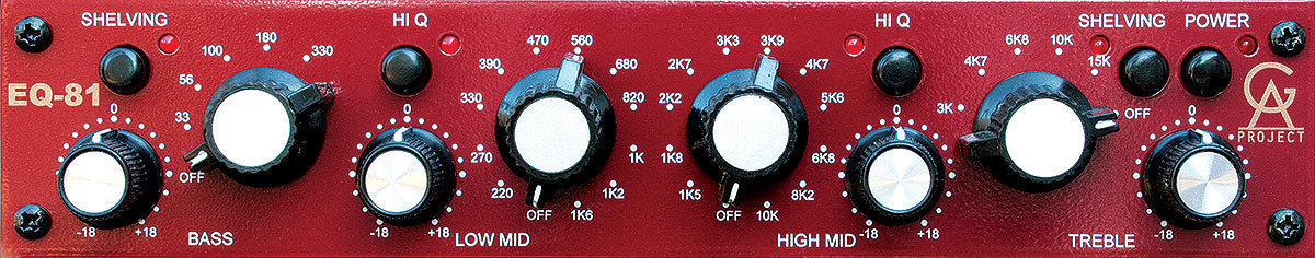 Signalprocessor, Equalizer Golden Age Project EQ-81