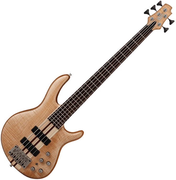 5-string Bassguitar Cort A5 Plus FMMH Open Pore Natural