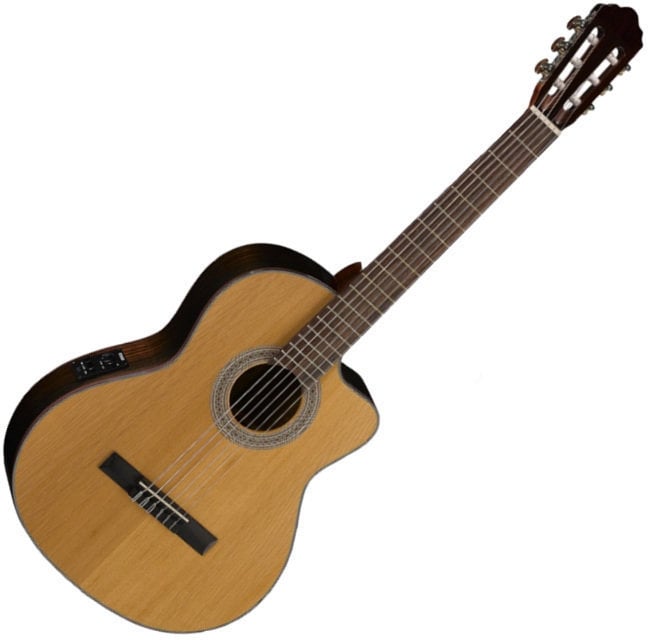 Klasická kytara s elektronikou Cort AC250CF NAT 4/4 Natural