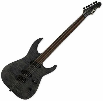 Multiscale electric guitar ESP LTD M-1000MS FM See Thru Black Satin - 1