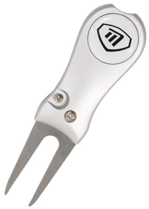 Divot Tool Masters Golf Switchblade Style Pitchfork Silver