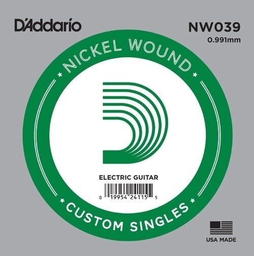 Single Guitar String D'Addario NW039 Single Guitar String