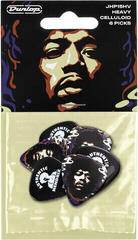 Pick Dunlop Jimi Hendrix Guitars Star 6 Pick