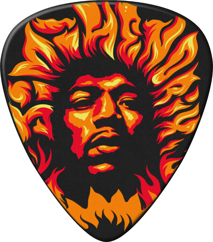 Plectrum Dunlop Jimi Hendrix Guitars VD Fire Plectrum