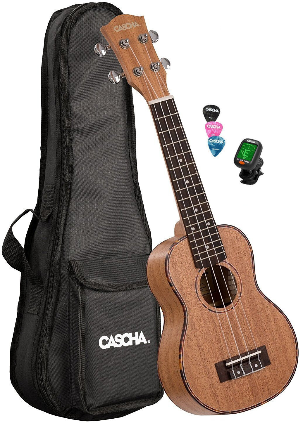 Soprano ukulele Cascha HH 2027 GB Premium Soprano ukulele Natural