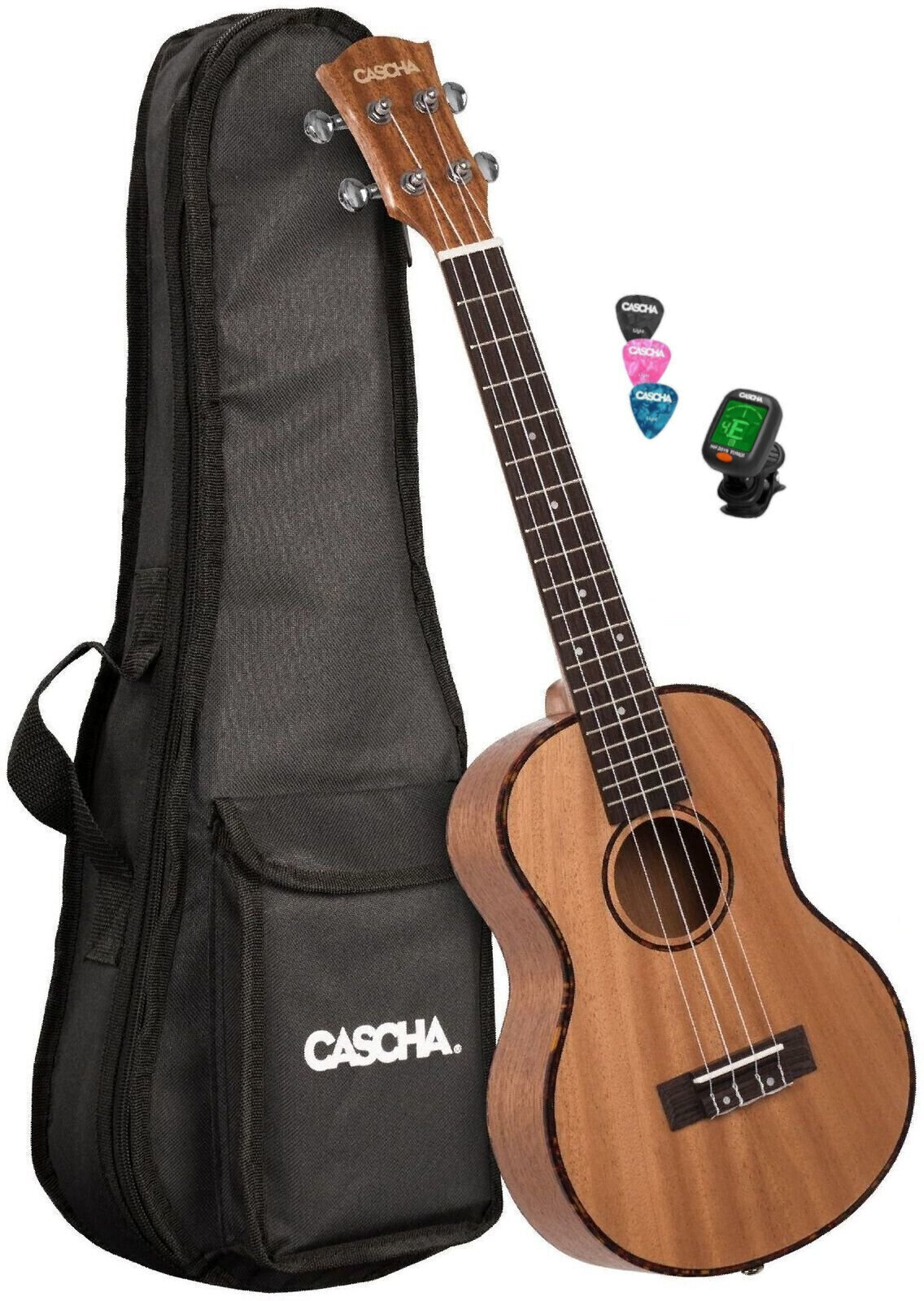 Tenorové ukulele Cascha HH2049 EN Premium Tenorové ukulele Natural