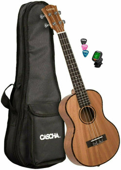 Tenor-ukuleler Cascha HH2049 EN Premium Tenor-ukuleler Natural - 1