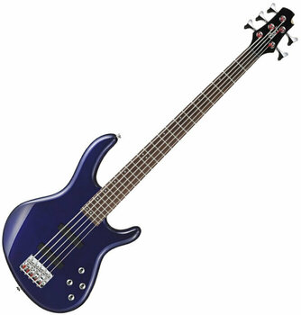 5-saitiger E-Bass, 5-Saiter E-Bass Cort Action Bass V Plus Blue Metallic - 1