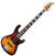5-saitiger E-Bass, 5-Saiter E-Bass Cort GB35J 3-Tone Sunburst