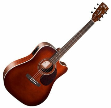 electro-acoustic guitar Cort MR500E Brown Burst - 1