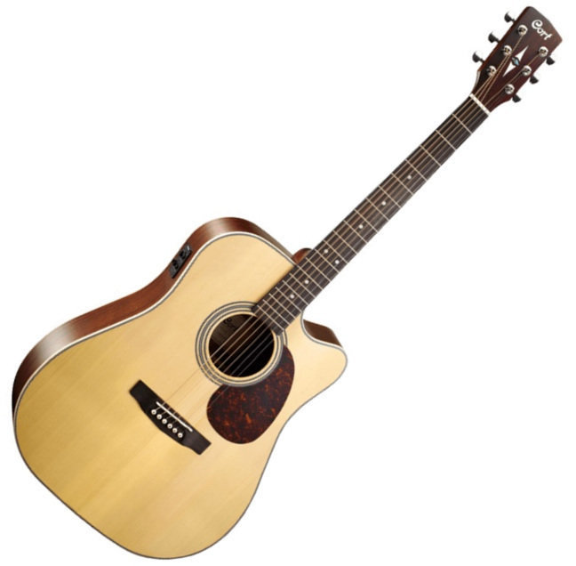 Електро-акустична китара Дреднаут Cort MR600F Natural Gloss
