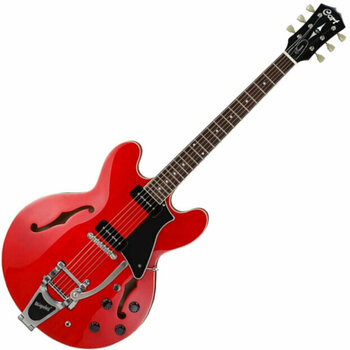 Semi-akoestische gitaar Cort Source BV Cherry Red - 1