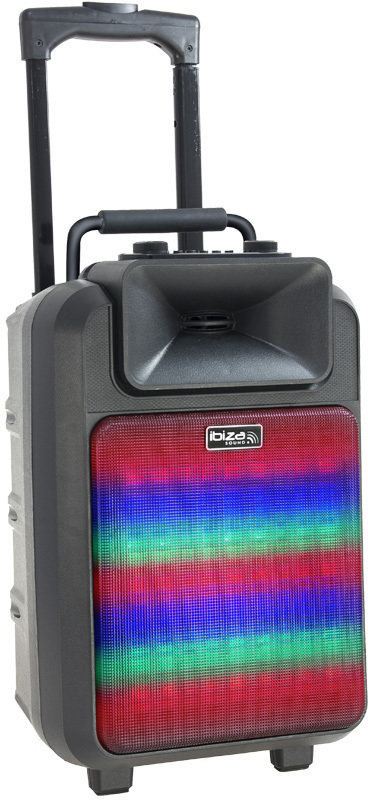 Système de sonorisation alimenté par batterie Ibiza Sound POWER8LED-MKII