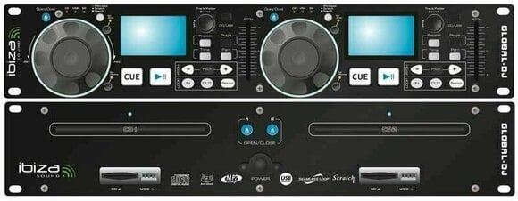 Rack predvajalnik (vgradni) Ibiza Sound GLOBAL-DJ - 1