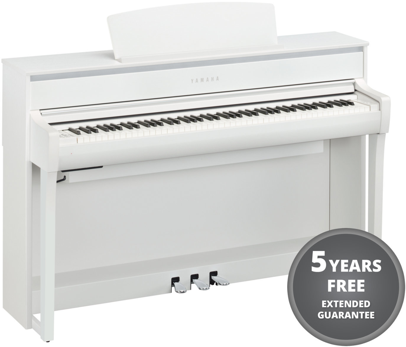 Pianino cyfrowe Yamaha CLP-675 WH