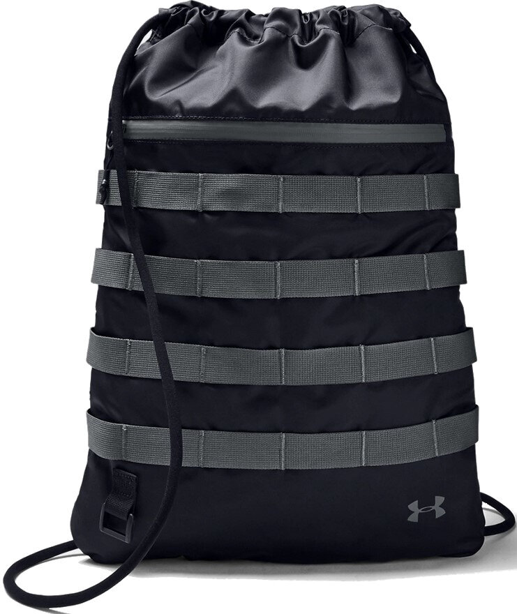 Lifestyle Backpack / Bag Under Armour Sportstyle Black/Pitch Grey 25 L Gymsack