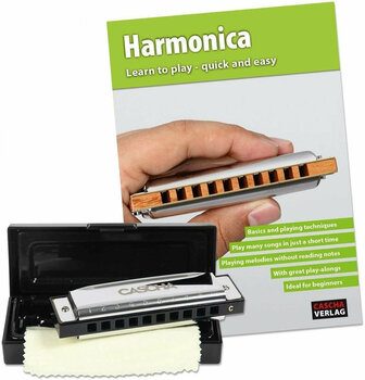 Diatonikus szájharmonika Cascha HH 1630 EN Master Edition Blues Set - 1