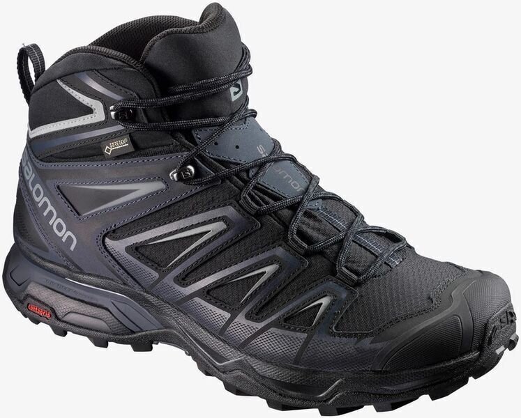 Chaussures outdoor hommes Salomon X Ultra 3 Mid GTX Black/India Ink/Monument 42 Chaussures outdoor hommes