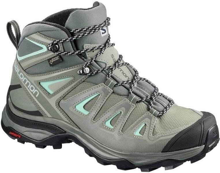 Womens Outdoor Shoes Salomon X Ultra 3 Mid GTX W Shadow/Castor Gray 40 Womens Outdoor Shoes
