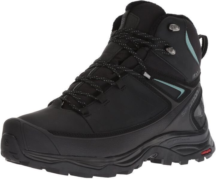Moški pohodni čevlji Salomon X Ultra Mid Winter CS WP Black/Phantom 46 Moški pohodni čevlji