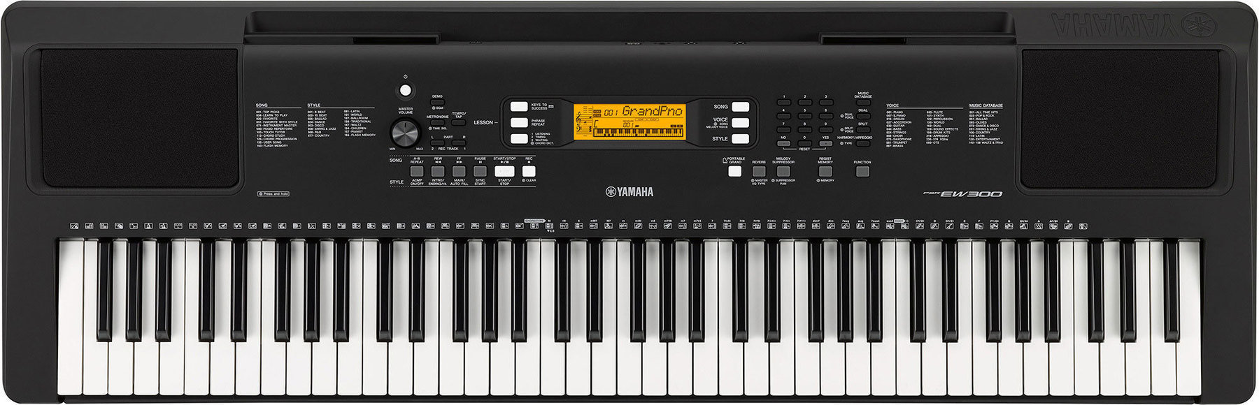 Keyboard with Touch Response Yamaha PSR-EW300