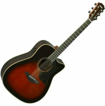 elektroakustisk guitar Yamaha A3R-ARE Tabacco Brown Sunburst - 1