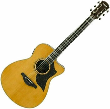 Jumbo elektro-akoestische gitaar Yamaha AC5R ARE Natural - 1