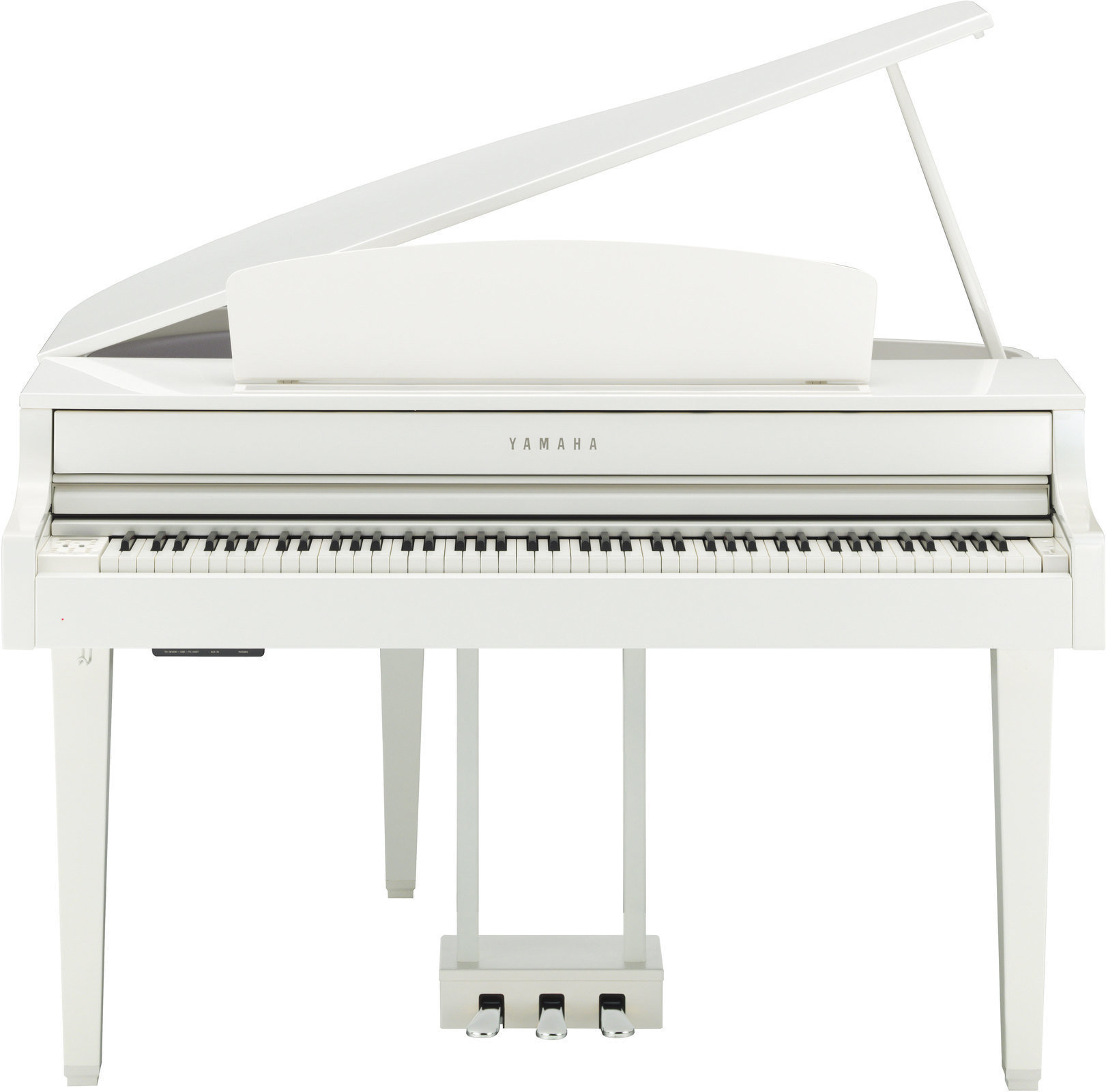 Piano digital Yamaha CLP-665GP Polished White Piano digital