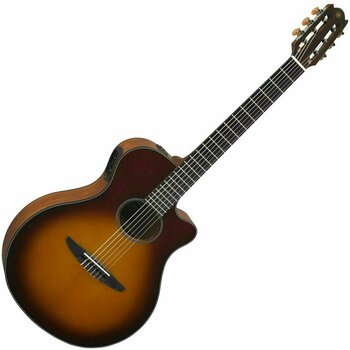Guitarra clássica com pré-amplificador Yamaha NTX500 BS 4/4 Brown Sunburst - 1