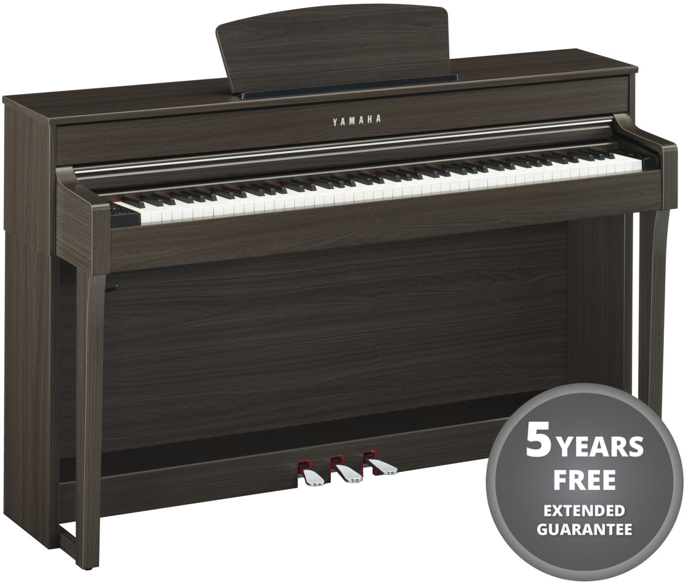 Piano digital Yamaha CLP-635 Dark Walnut Piano digital