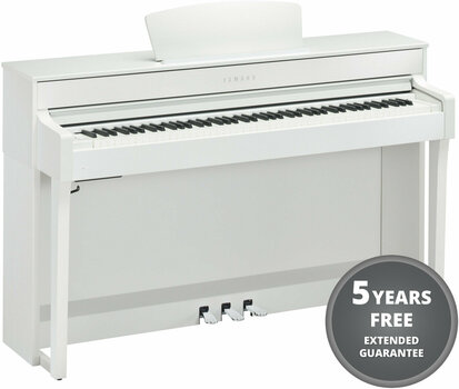 Ψηφιακό Πιάνο Yamaha CLP-635 WH - 1
