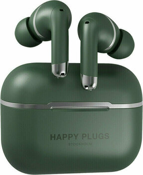 True trådlös in-ear Happy Plugs Air 1 ANC Green - 1