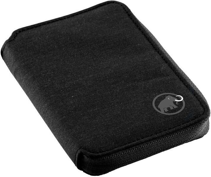 Lompakko, crossbody-laukku Mammut Zip Wallet Mélange Black Wallet
