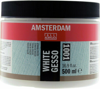 Αστάρι Amsterdam Gesso Jar Αλφαβητάρι Λευκό 500 ml 1 τεμ. - 1