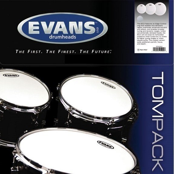 Комплект кожи за барабани Evans Tom Pack Fusion ETP EC2 CTD F