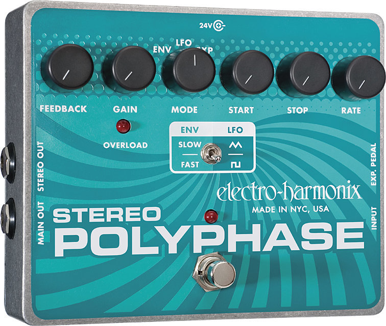 Guitar Effect Electro Harmonix Stereo Poly Phase