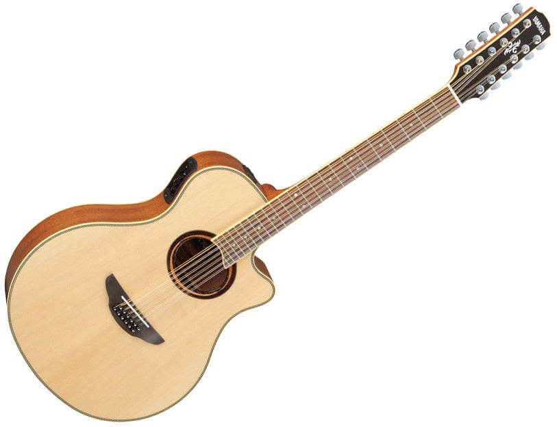 12-snarige elektrisch-akoestische gitaar Yamaha APX 700II 12 Natural