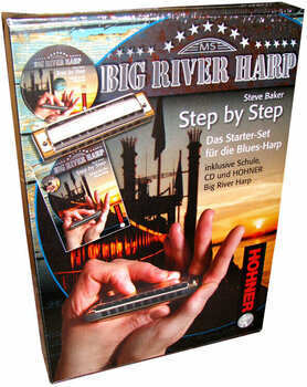 Diatonic harmonica Hohner Step by Step Blues Starter Set German - 1