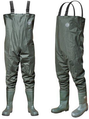 Rybářské brodící kalhoty / Prsačky Delphin Chestwaders River Green 42