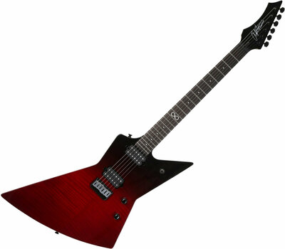 Guitarra eléctrica Chapman Guitars Ghost Fret Black Blood - 1