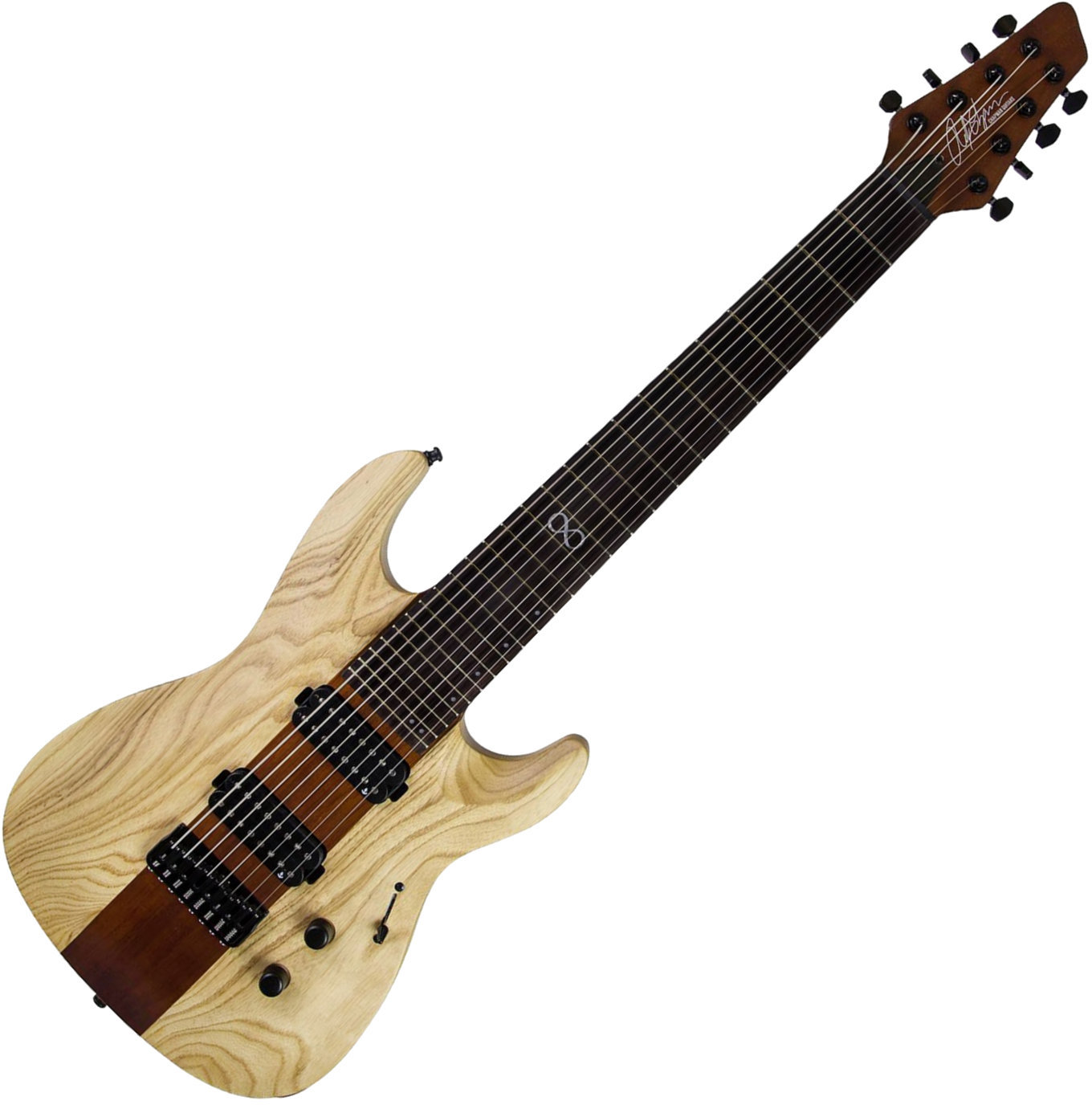 8-string electric guitar Chapman Guitars ML1-8 RS Rob Scallon Natural