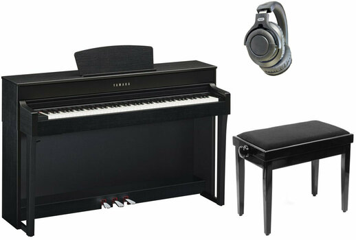 Piano numérique Yamaha CLP-635 B SET Noir Piano numérique - 1